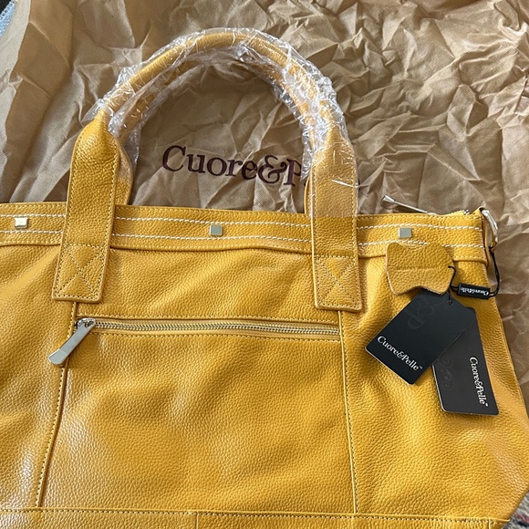 Cuore & Pelle Leather Tote Bag